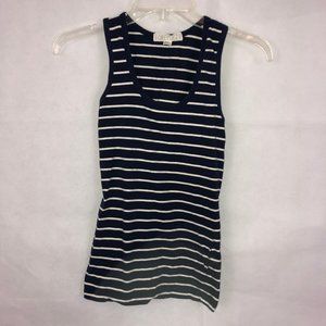 Forever 21 Striped Blue & White Tank Top Sz S